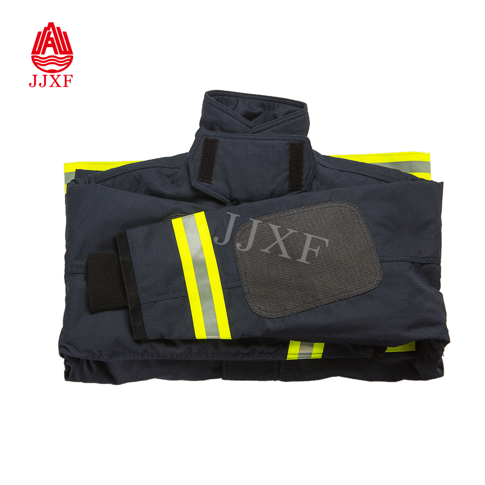  OEM CE certification fireman clothing jiujiang customized fireman durable cheap costume fire fighting suit